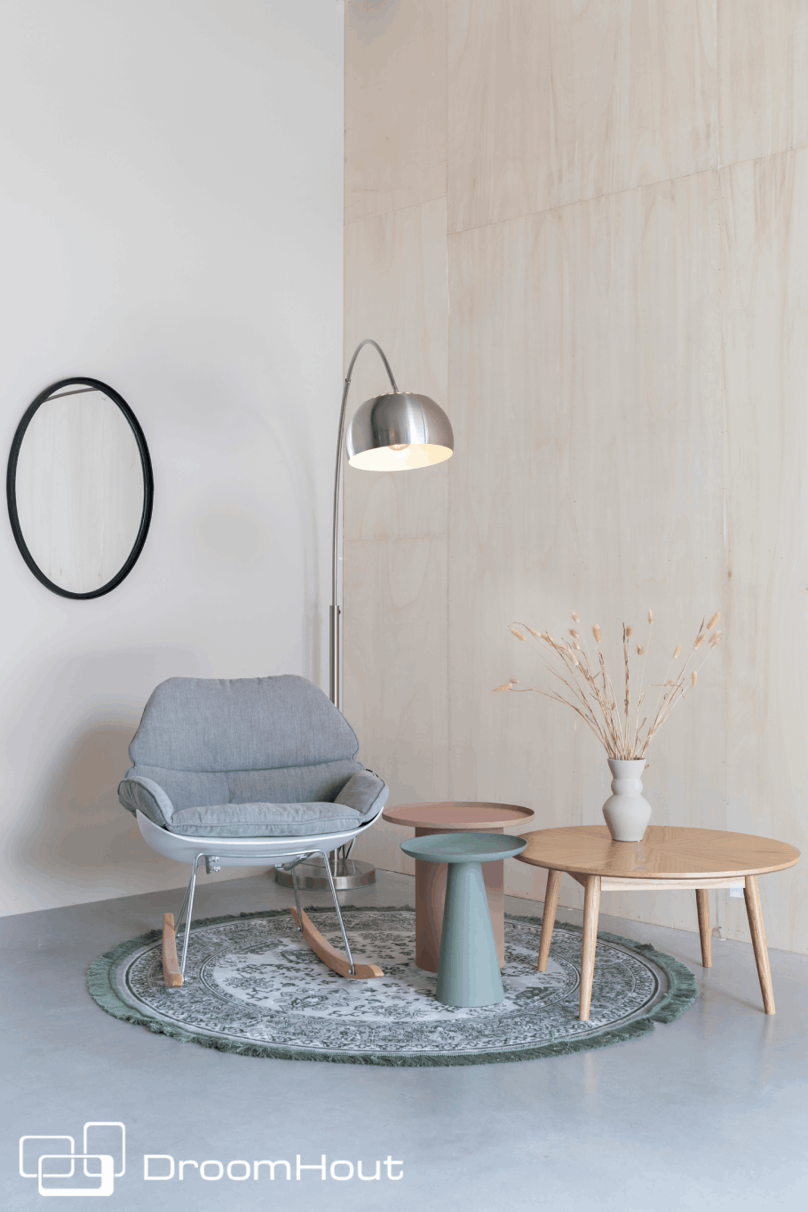 Rond vloerkleed DREAUM Reza