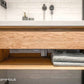 Wastafelmengkraan Matte inbouw rond RVS