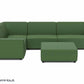 Icon loungeset Bubalou 6-zits hoek + hocker