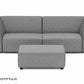 Chill loungebank Bubalou 3-zits + hocker small DroomHout