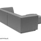 Chill loungebank Bubalou 3-zits + hocker small DroomHout