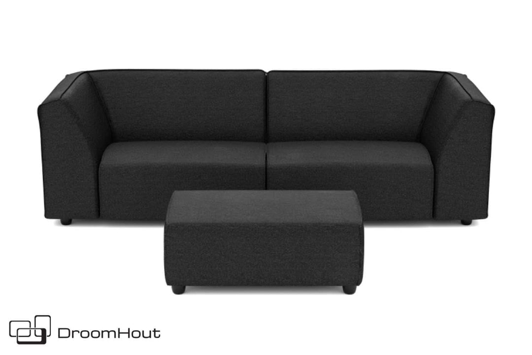 Chill loungebank Bubalou 3-zits + hocker small DroomHout