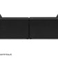 Chill loungebank Bubalou 3-zits + hocker small