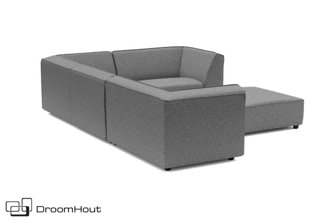 Chill lounge set Bubalou 6-seater corner + ottoman