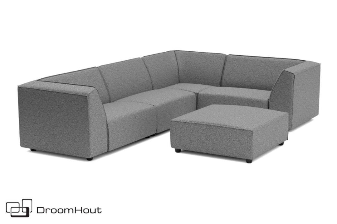 Chill lounge set Bubalou 6-seater corner + ottoman