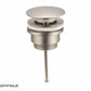 Wastafelmengkraan Matte inbouw rond RVS