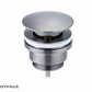 Wastafelmengkraan opbouw hoog rond RVS Pure