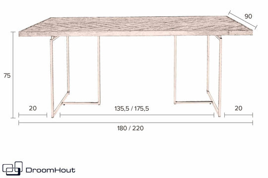 Eettafel Dutchbone Class