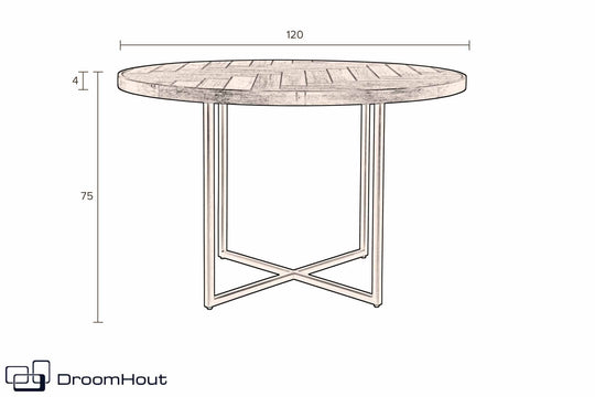 Ronde eettafel Dutchbone Class