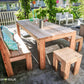 Tuintafel DroomHout Gubbio (ook met bank leverbaar)