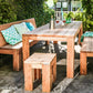 Tuintafel DroomHout Gubbio (ook met bank leverbaar)