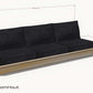 Loungeset Montecastelli - 3-zits loungebank + hocker voordeelset