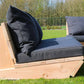 Loungeset Montecastelli - 5-zits hoekbank + hocker voordeelset