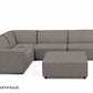 Icon loungeset Bubalou 6-zits hoek + hocker
