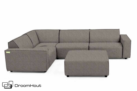 Icon loungeset Bubalou 6-zits hoek + hocker