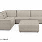Icon loungeset Bubalou 6-zits hoek + hocker