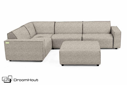 Icon loungeset Bubalou 6-zits hoek + hocker