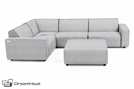 Icon loungeset Bubalou 6-zits hoek + hocker