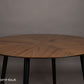 Ronde eettafel noten Dutchbone Clover