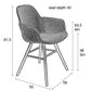 Stoel Zuiver Albert Kuip Soft armchair (per 2)