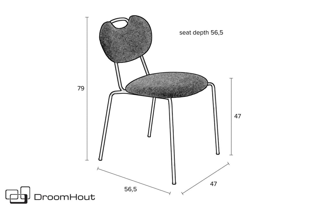 Stoel DREAUM Aspen (per 2)