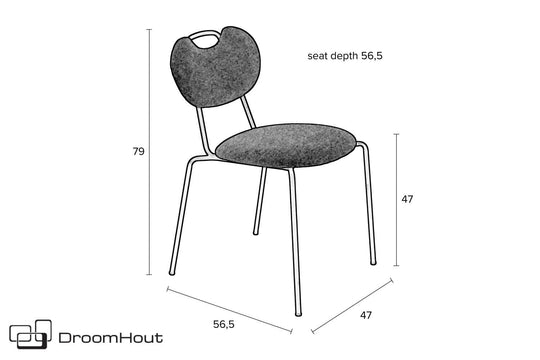 Stoel DREAUM Aspen (per 2)