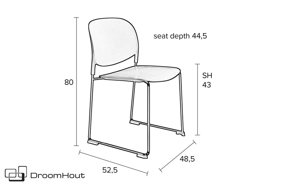 Stoel DREAUM Stacks (per 4)