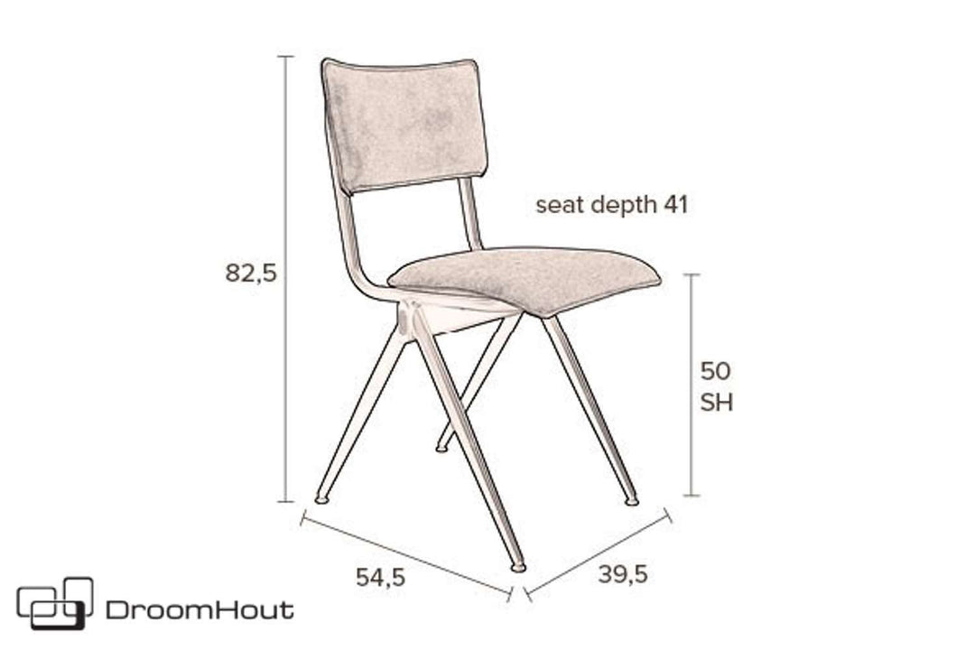 Dutchbone Willow chair (per 2)