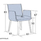 Stoel Mobitec Soft met armleuning