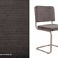 Stoel Zuiver Ridge Rib Brushed (per 2)