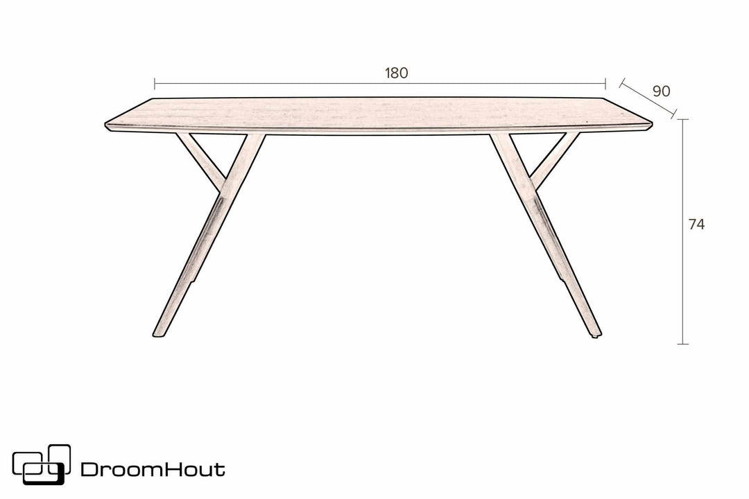 Eettafel Dutchbone Malaya