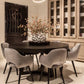 Ronde eettafel eiken Keijser&Co Big Top rond 3-poot