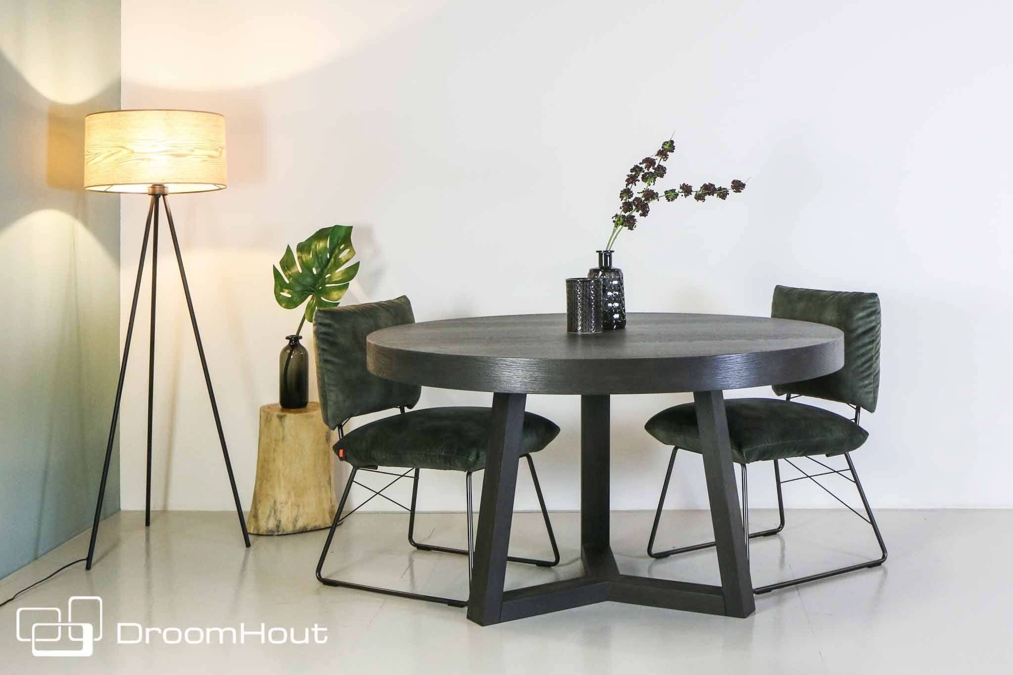 Ronde eettafel eiken Keijser&Co Big Top rond 3-poot