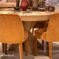 Ronde eettafel eiken Keijser&Co Big Top rond kruispoot