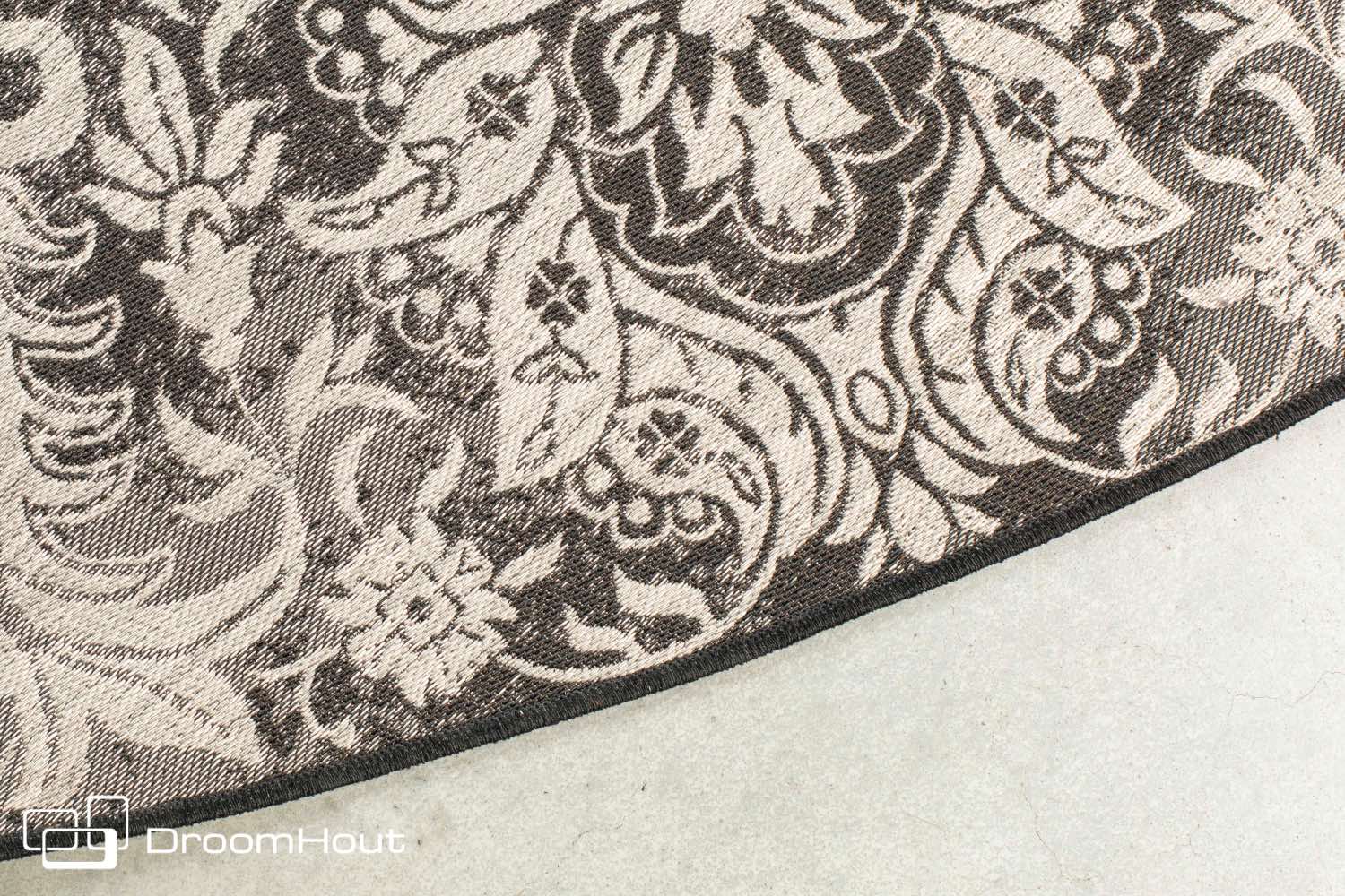 Buiten vloerkleed Zuiver Coventry rond