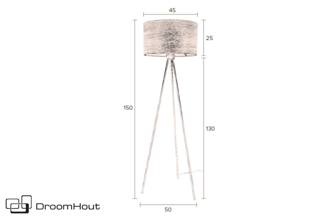 Vloerlamp Dutchbone Woodlamp