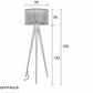 Vloerlamp Zuiver Tripod Webbing