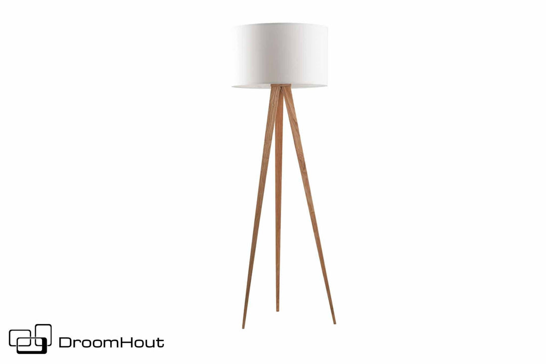 Floor lamp Zuiver Tripod Wood - showroom model