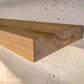 Wandplank massief eiken