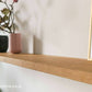 Wandplank massief eiken