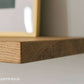 Wandplank massief eiken