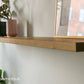 Wandplank massief eiken