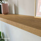 Wandplank massief eiken