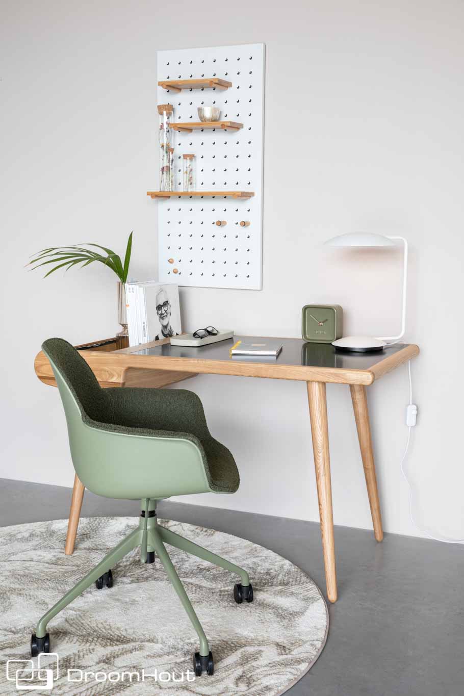 Bureaustoel Zuiver Swivel met armleuningen DroomHout