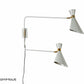 Dubbele Wandlamp Shady Grey Zuiver/DroomHout